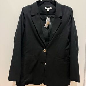 AND NOW THIS linen blazer women’s size S NWT